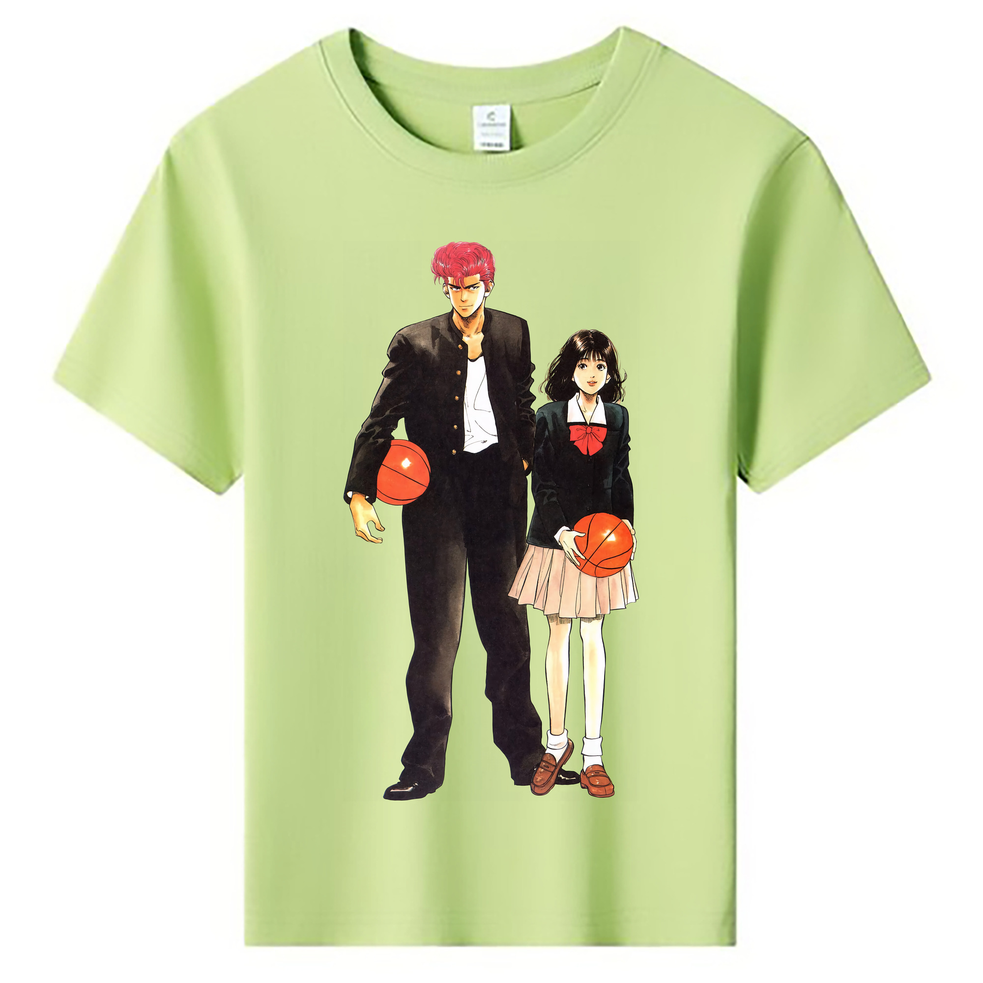 （画像用） SLAM DUNK／スラムダンク 綿100％キッズTシャツ（フロントプリント）